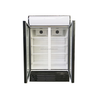Vitrine de congélation verticale pour boissons, portes en verre, présentoir de boissons, réfrigérateur pour boissons