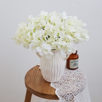 Bunga Hydrangea Buatan Sentuhan Realistis Warna Dusty Rose yang Indah untuk Pernikahan