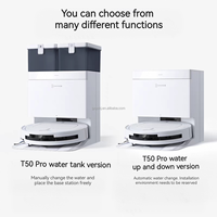 Ecovacs DEEBOT T50 Pro asli vakum robot penyapu robot vakum pembersih terbaik dengan pengangkat dan pel dapat diperluas dan sikat