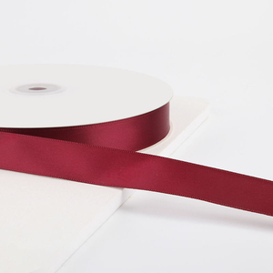 ริบบิ้นผ้าซาตินสองหน้า3/4 2.0ซม. ม้วนผ้าโพลีเอสเตอร์100หลาสำหรับบรรจุภัณฑ์เค้กดอกไม้แ<span class=keywords><strong>ล</strong></span>ะห่อของขวัญ - Product Image 6