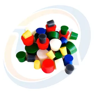 LongCheng High Temperature Resistant Custom Colorful Conical Silicone Rubber Plug Hole Plug Rubber Plugs