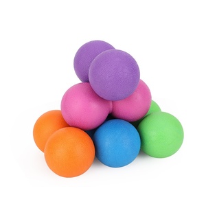 Ballons de massage en caoutchouc standard de haute qualité avec logo personnalisé, vente en gros directe d'usine, ballons de lacrosse en vrac - Product Image 2