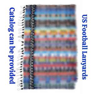 Porte-clés de sport en gros, cordon de football américain, cordon de téléphone portable d'équipe avec boucle en métal, long col pour le travail et les activités sur le campus - Product Image 2