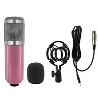 Microphone à condensateur BM800 V8S en ABS avec réduction de bruit, support cantilever USB, kit de diffusion en direct pour téléphone portable