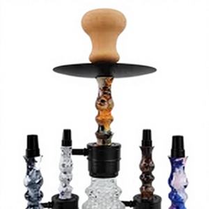 Ensemble de chicha décoratif en verre acrylique, pipe à eau multicolore, kit de fumage pour bar, café, usage domestique - Product Image 1