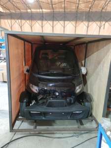 Joyebikes EEC COC سكوتر مغلق بأربع عجلات منخفض السرعة / سيارة كهربائية صغيرة ذات أربع عجلات للبالغين تتسع لشخصين - Product Image 6