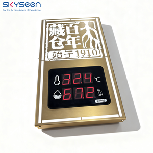 SKYSEEN enseigne lumineuse LED 3D personnalisée Lightbox <span class=keywords><strong>style</strong></span> chinois traditionnel Skyseen avec affichage de la température et de l'humidité - Product Image 3