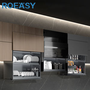 ROEASY Système de mécanisme de levage d'armoires de cuisine modulaires Organisateur de stockage <span class=keywords><strong>Armoire</strong></span> de levage intelligente verticale - Product Image 1