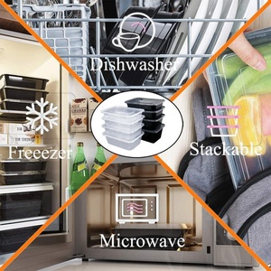 บรรจุภัณฑ์อาหารแบบใช้แล้วทิ้งรูปทรงสี่เหลี่ยมผืนผ้าขนาด 500 มล. ดีไซน์ใหม่ ผลิตตามสั่ง เป็นมิตรกับสิ่งแวดล้อม พร้อมฝาปิด - Product Image 3