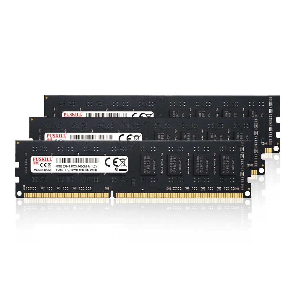 PUSKILL Garantía de por vida DDR3L memoria 1,5 V 1333MHz 1600MHz Ram 4GB DDR3 8GB para PC de juegos