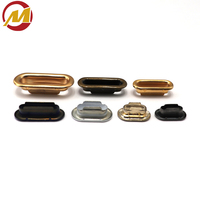 Oeillets ovales en métal, 14mm (trou) œillets argentés avec rondelles œillets ovales œillets pour bricolage sac à vêtements accessoires de couture