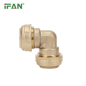 IFAN OEM ODM 20-63mm HDPE Raccord en <span class=keywords><strong>laiton</strong></span> <span class=keywords><strong>PE</strong></span> Compression Raccords coudés mâles pour tuyau <span class=keywords><strong>PE</strong></span> - Product Image 3