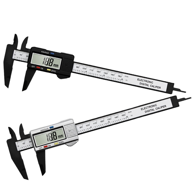 electric digital display vernier caliper 0-150mm high strength plastic caliper measure tools