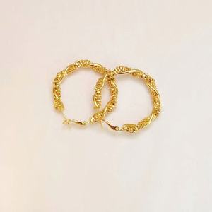 Boucles d'oreilles pendantes en dentelle torsadée entrelacée pour femmes européennes et américaines Evergreat, polyvalentes, tendance, argentées, anniversaire, papillon - Product Image 4