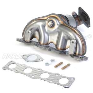 แคตตาไลติกคอนเวอร์เตอร์แบบแมนิโฟลด์สำหรับฮุนได โซนาต้า 2.4 ลิตร ปี 2009-2014 ระบบไอเสียแบบเรซซิ่งเพิ่มประสิทธิภาพ - Product Image 2