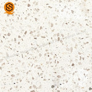 Bán buôn giá rẻ giá rắn bề mặt tấm hạt trắng đá thạch anh truy cập hàng đầu tấm cho nhà bếp - Product Image 1