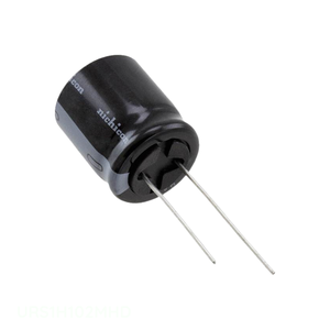 Condensateur original 1000 uF CAP ALUM 1000UF 20% 50V RADIAL à montage traversant URS1H102MHD - Product Image 1