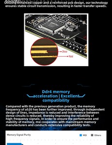MSI A520M-A PRO <span class=keywords><strong>AMD</strong></span> AM4 <span class=keywords><strong>SOCKET</strong></span> DDR4 Ram <span class=keywords><strong>CPU</strong></span> 5600/5600GT/5700X Motherboard Gaming Komputer - Product Image 5