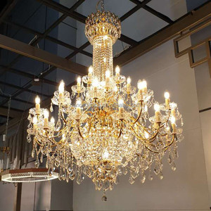 French Empire Kronleuchter Cristal Kronleuchter Luxus Bankettsaal Decken leuchte - Product Image 4