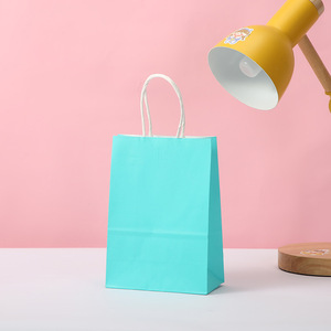 Vente en gros de sacs en papier solides <span class=keywords><strong>sac</strong></span> cadeau pour bonbons et aliments pour fête d'anniversaire <span class=keywords><strong>sac</strong></span> d'emballage en papier de cuisson pour pain et biscuits de couleur pure - Product Image 6
