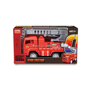Venta al por mayor B/o Eléctrico Niños Venta al por mayor Bombero Camión Coche <span class=keywords><strong>Juguete</strong></span> Con Música Ligera Para Niños Pequeños Navidad Cumpleaños Regalo Coche Sets - Product Image 4