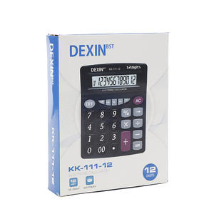 Calculadora Electrónica Dexin KK-111-12 de 12 Dígitos, Funciona con Batería, para Uso en Oficina y Negocios - Product Image 1
