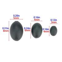 Hirisi Wolfram-Sinker Hakenverbindungsstücke Gewichte Größe 4mm 6mm 8mm Karpfenangelzubehör AG301 Angelzubehör
