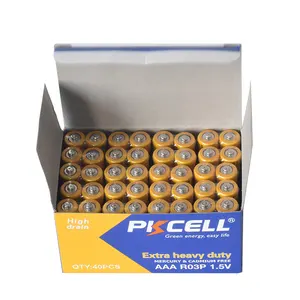 Toptan PKCELL kuru piller UM4 1.5v AAA R03P pil çalar saat el oyunları hesap makinesi - Product Image 5