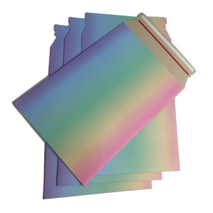 Papier recyclable personnalisé à plat, ne pliez pas, livre d'art, impressions, <span class=keywords><strong>enveloppe</strong></span> <span class=keywords><strong>kraft</strong></span> rigide, autocollant photo auto-scellant, <span class=keywords><strong>enveloppe</strong></span> en carton - Product Image 4