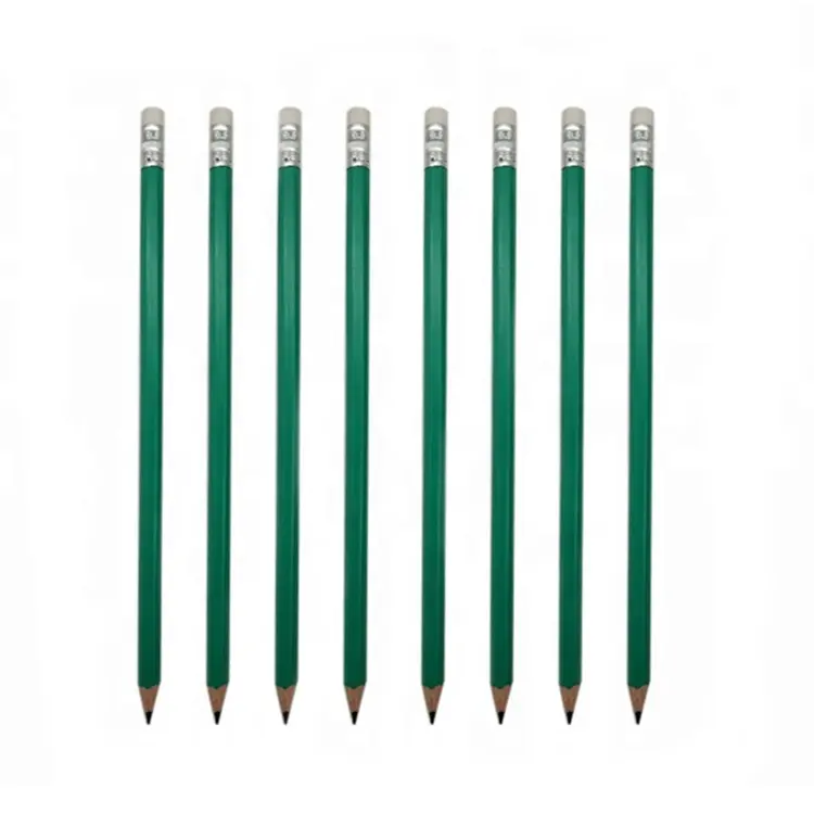 STASUN-lápiz de plástico HB preafilado con goma de borrar para la escuela y la Oficina, precio barato