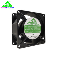 Ventilador Axial AC 8038 de 80x80x38mm 220V 8cm, Enfriador Profesional para Sistemas de Refrigeración de Máquinas, Venta al Por Mayor de Fábrica