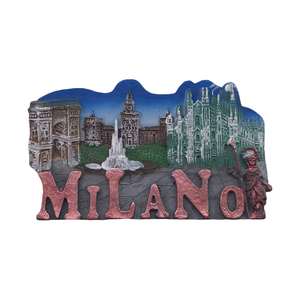 Recuerdo personalizado Venta caliente de alta calidad paisaje italiano de Cerdeña <span class=keywords><strong>turismo</strong></span> africano Milano 3D Placa de resina <span class=keywords><strong>Roma</strong></span> imán de nevera - Product Image 1