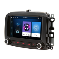 Sistema de Navegación GPS de 7 Pulgadas con Bluetooth, WiFi, GPS 2 Din, Carplay, Pantalla Táctil de 500L, Radio para Auto, Estéreo Android para Fiat