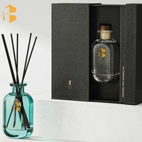 150ml vente en gros personnalisé forme spéciale couleur translucide vide verre diffuseur bouteille luxe Reed diffuseur bouteille avec couvercles