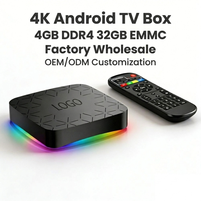 Android TV Box S905X4 Android 11 4GB 32GB 8K AV1 Decoding Set Top Box USB 3.0 Gigabit Ethernet Dual Band WiFi BT OEM