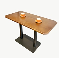 Table d'appoint demi-ronde au design moderne et simple avec base en métal pour restaurant, café, snack-bar, table à manger, ensemble de chaises, meubles d'hôtel
