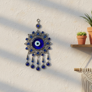 ORNEMENT MURAL VERRE EVIL EYES 18X35 cm Décoration murale intrigante - Product Image 3