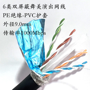 สายเคเบิลเครือข่าย Cat6 80 ม. สำหรับเครื่องผสมเสียง ปลอกหุ้ม PVC ตัวนำทองแดงเปลือย - Product Image 4