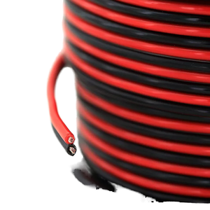 Cable de Cobre de Alta Calidad Directo de Fábrica, 2 Núcleos, 2x4mm2, Aislamiento de PVC, Rojo y Negro, para Uso en Construcción, 6-18 AWG - Product Image 1