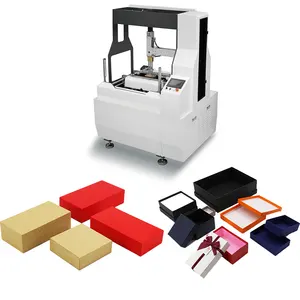 Easy to Operate Semi-auto Rigid Box Producing Machine Hard Paper Box Machine for Gift Shoes Tea Box