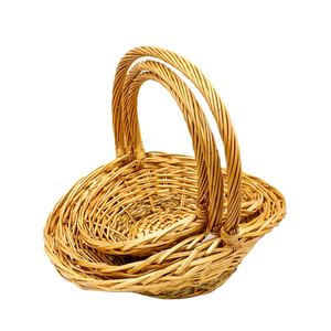 Cesto <span class=keywords><strong>in</strong></span> <span class=keywords><strong>Vimini</strong></span> <span class=keywords><strong>per</strong></span> Conservazione su Scrivania, <span class=keywords><strong>Cucina</strong></span> e Soggiorno, Ideale <span class=keywords><strong>per</strong></span> Regali e Fiori, Vendita Diretta dalla Fabbrica - Product Image 1