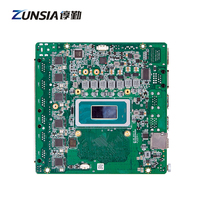12x12cm AI Core Ultra 125U 155H Compact Industriel Carte Unique Ordinateur SBC 6 Lan Pare-Feu X86 Embarqué Nano Itx Carte Mère