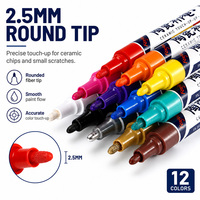 Marqueur de retouche céramique 12 couleurs pour carrelage, baignoire, évier, stylo de réparation de rayures en porcelaine – Vente en gros