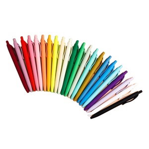 Cadeaux publicitaires en plastique en gros, plusieurs couleurs, logo personnalisé, stylo à bille multicolore pour hôtel - Product Image 3