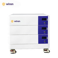 Batterie rechargeable LiFePO4 empilable Wiren ME-5K 51,2V 100Ah 5,12KWh, système de stockage d'énergie solaire hybride domestique, IP54