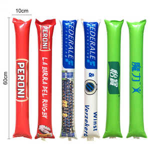 Bâtons tonnerres en couleur impression de logo personnalisé ventilateur événement promotionnel gonflable Bang Bang acclamations bâtons Led Bam Bam Clapper - Product Image 1