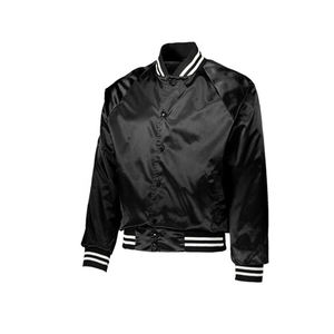 Ventes en gros de blousons aviateur coupe-vent de haute qualité, 100% nylon, avec logo, fermeture éclair, satin brillant, pour hommes - Product Image 2