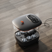 NINGDECRIUS Bain de pieds professionnel avec massage par vibration et bain de pieds électrique chauffant Shiatsu AC 220V 50W