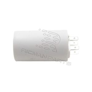Condensador <span class=keywords><strong>de</strong></span> Arranque <span class=keywords><strong>para</strong></span> Motor <span class=keywords><strong>de</strong></span> Gasolina, 250VAC CBB60 60uF 60MFD Blanco 43x84mm 40/70/21 con Perno <span class=keywords><strong>de</strong></span> Fijación <span class=keywords><strong>para</strong></span> Cap Ricman 5.0 kW - Product Image 2