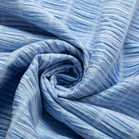 Tissu jacquard texturé à bulles, teint en fil, personnalisé, 76 % polyester, 10 % rayonne, 14 % lyocell, idéal pour les vêtements féminins